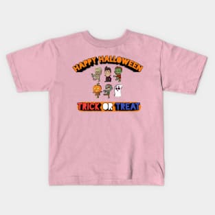 Halloween Characters Collection Kids T-Shirt